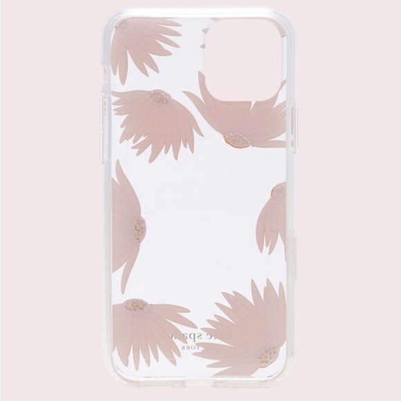 2 for $40 Kate spade Clear Jeweled Falling Flower Photo Frame Case iphone 11 pro - Picture 4 of 4